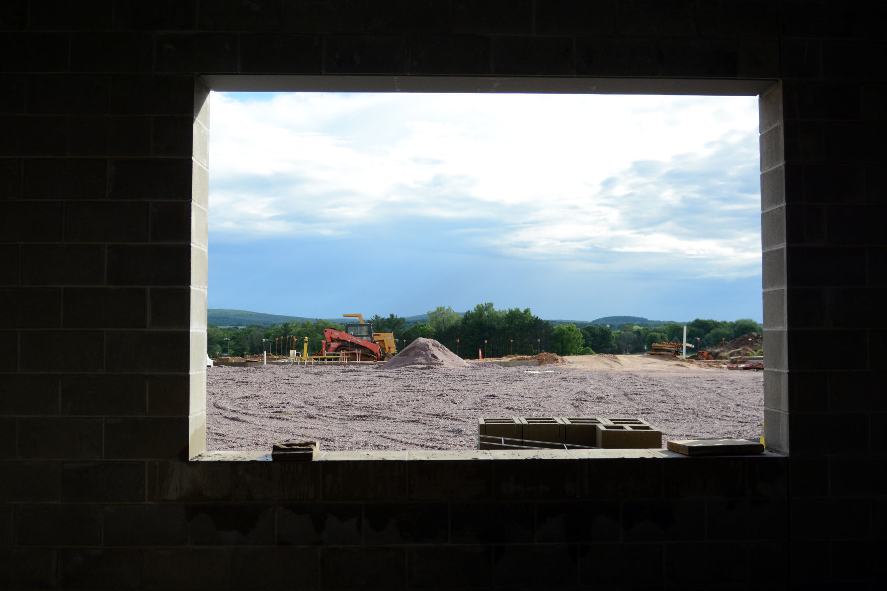 Baraboo middle school construction tour, June 23, 2020